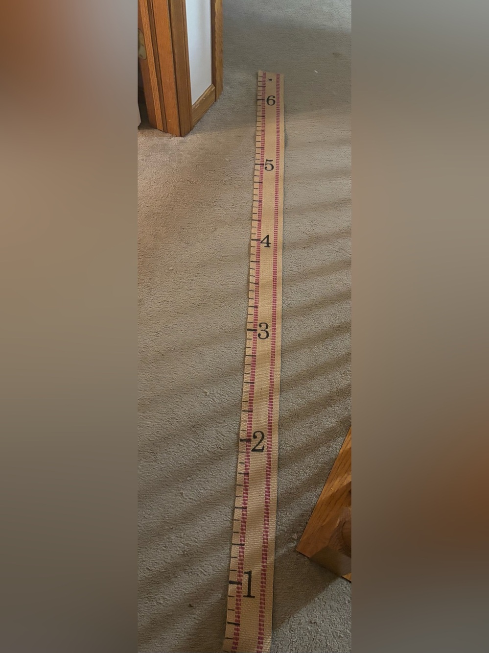 Neutral Growth Chart Wall Hanging